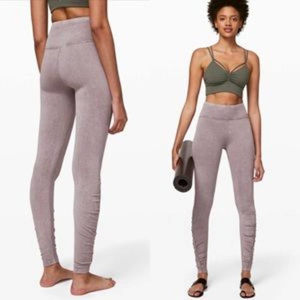 Lululemon Inner Glow Tight 28" Washed Half Moon Sz 6